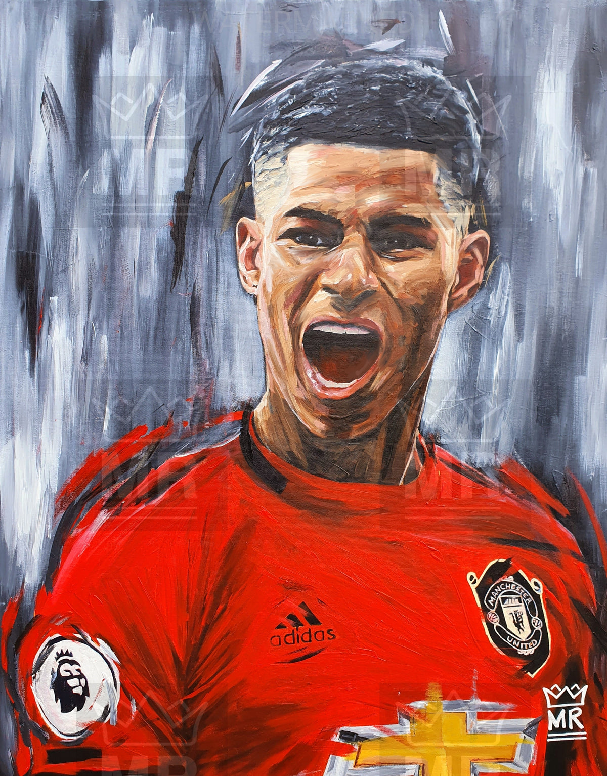 How To Draw Rashford Marcus Rashford ORIGINAL – Matty Richards Art